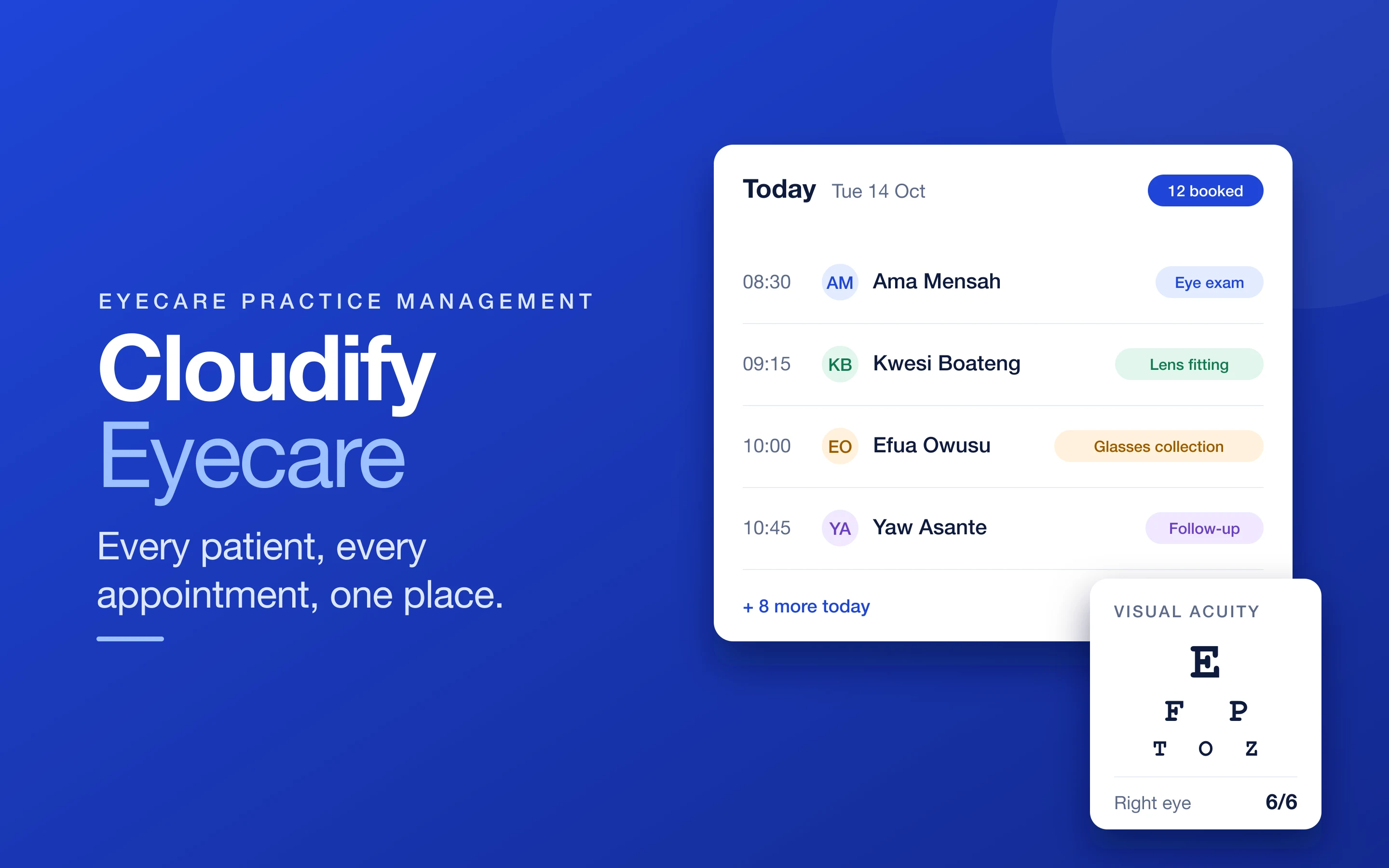 Cloudify Eyecare — website